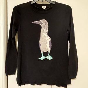 Crown & Ivy Blue-Footed Booby Sweater, Medium